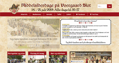 Desktop Screenshot of middelalderdage.dk